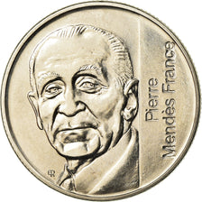 Munten, Frankrijk, Mendès France, 5 Francs, 1992, Paris, ESSAI, UNC-, Nickel