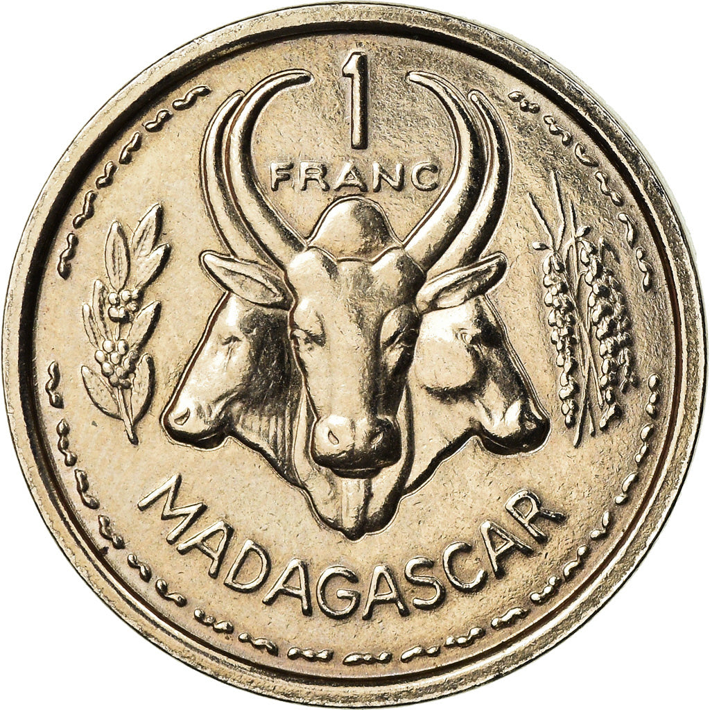 Coin, Madagascar, Franc, 1948, Paris, ESSAI, AU(55-58), Copper-nickel, KM:E1