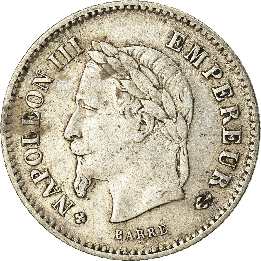 Coin, France, Napoleon III, Napoléon III, 20 Centimes, 1867, Strasbourg