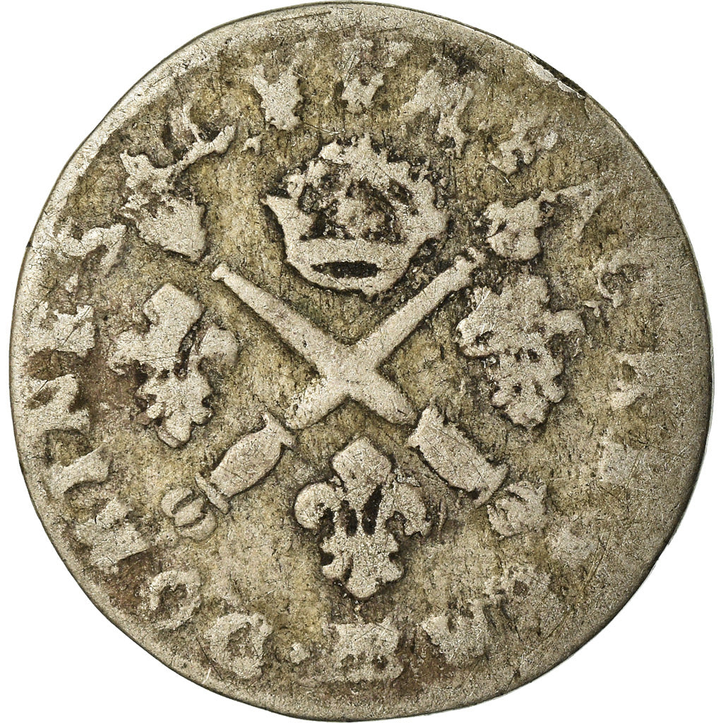 Coin, France, Louis XIV, 5 Sols aux insignes, 5 Sols, 1/16 ECU, 1704