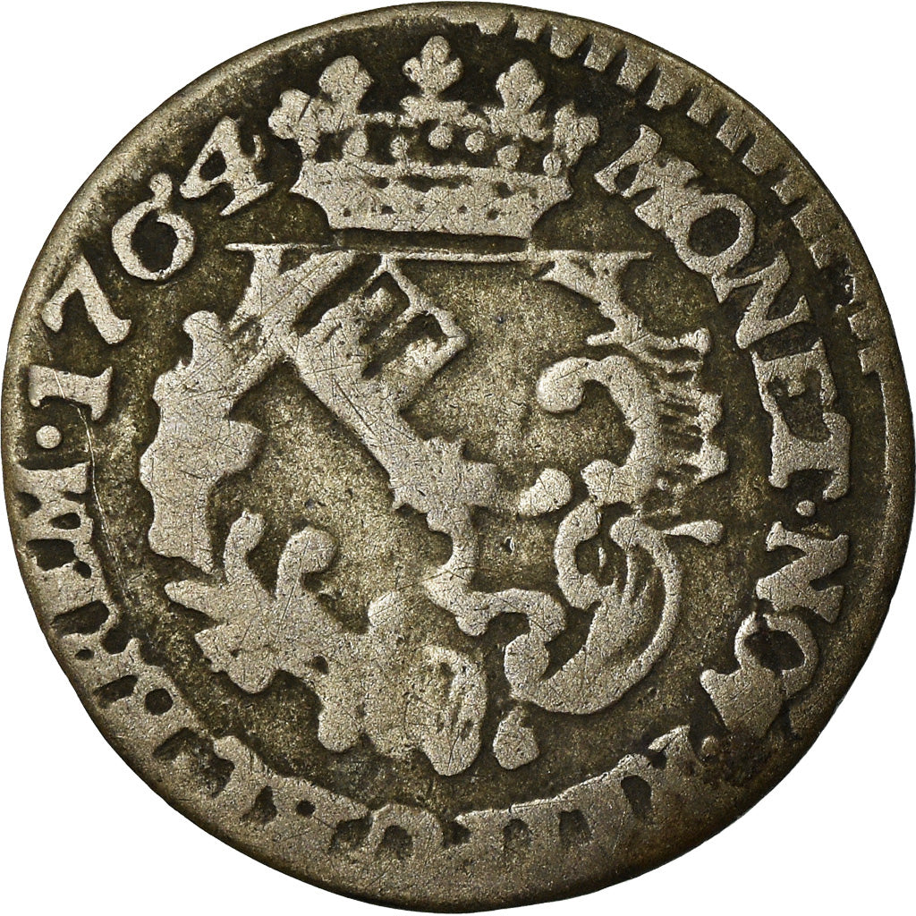 Coin, German States, 1 Groten, 1764, Bremen, VF(20-25), Billon