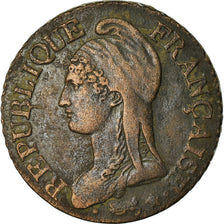 Monnaie, France, Dupré, 5 Centimes, AN 5, Paris, TB+, Bronze, Gadoury:126