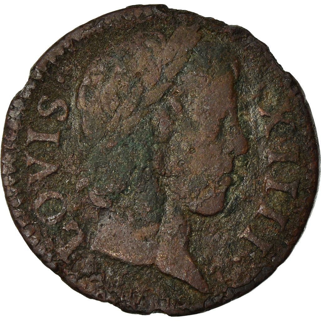 Monnaie, France, Louis XIV, Denier tournois, Denier Tournois, 1649