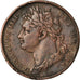 Coin, Great Britain, George IV, Farthing, 1821, EF(40-45), Copper, KM:677