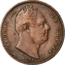 Coin, Great Britain, William IV, Farthing, 1831, VF(30-35), Copper, KM:705