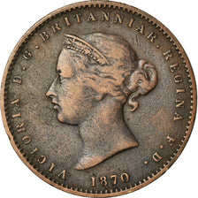 Coin, Jersey, Victoria, 1/26 Shilling, 1870, VF(30-35), Bronze, KM:4