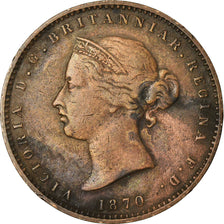 Coin, Jersey, Victoria, 1/26 Shilling, 1870, VF(30-35), Bronze, KM:4