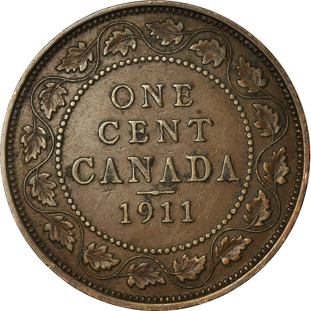 Coin, Canada, George V, Cent, 1911, Royal Canadian Mint, Ottawa, VF(30-35)