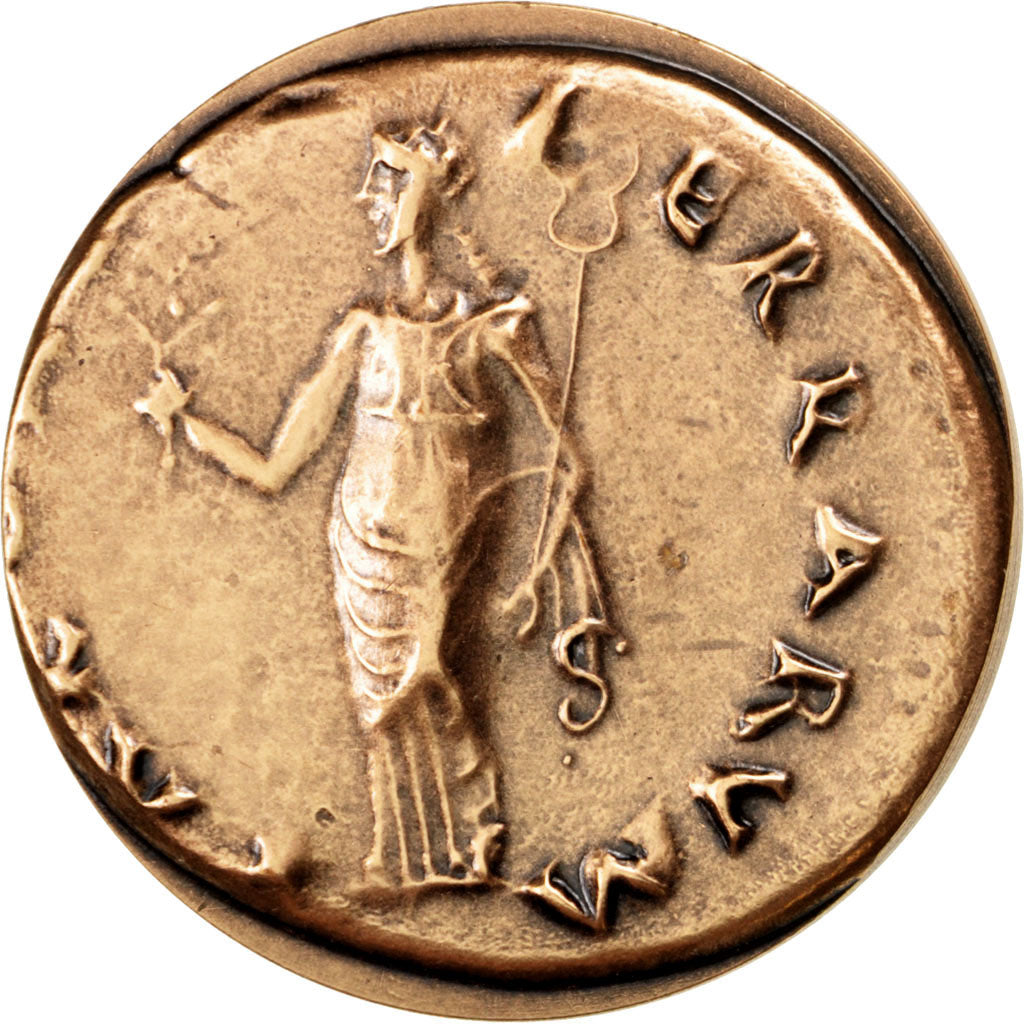 FRANCE, History, French Fifth Republic, Medal, AU(55-58), Copper, 40, 50.00
