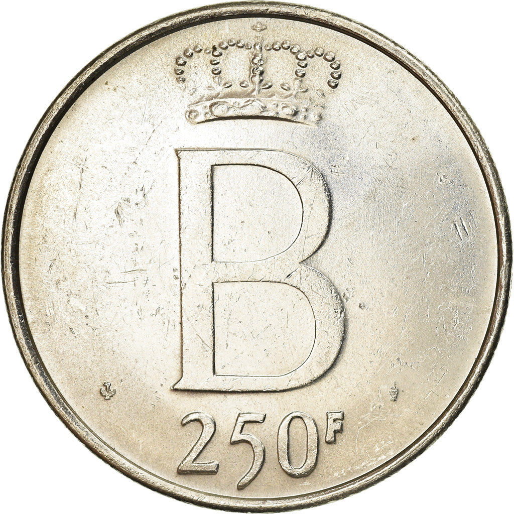 Moneta, Belgio, 250 Francs, 250 Frank, 1976, Brussels, BB, Argento, KM:157.2