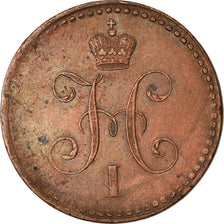 Coin, Russia, Nicholas I, Kopek, 1842, Saint-Petersburg, EF(40-45), Copper