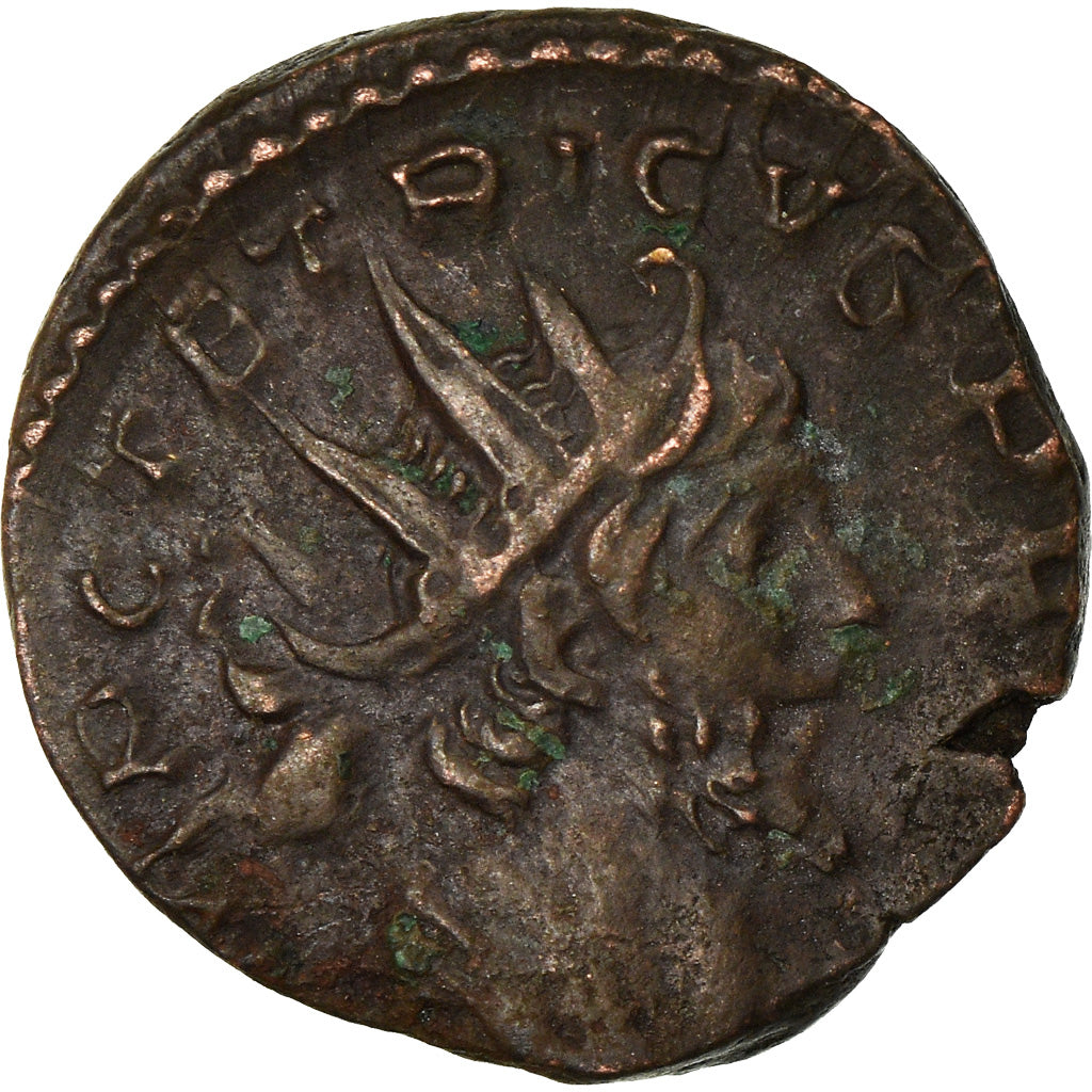Coin, Tetricus I, Antoninianus, AD 272-274, Trier, VF(30-35), Billon, RIC:136