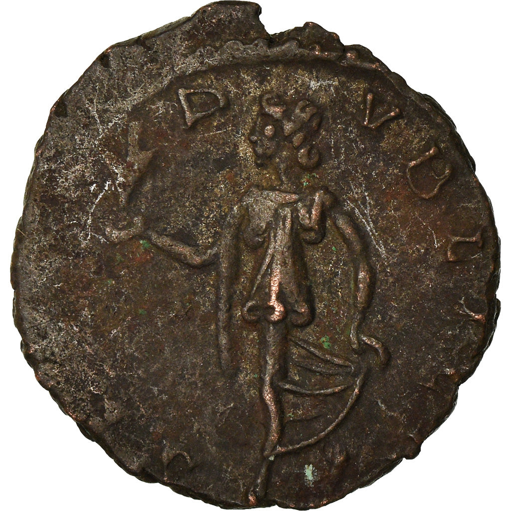 Coin, Tetricus I, Antoninianus, AD 272-274, Trier, VF(30-35), Billon, RIC:136