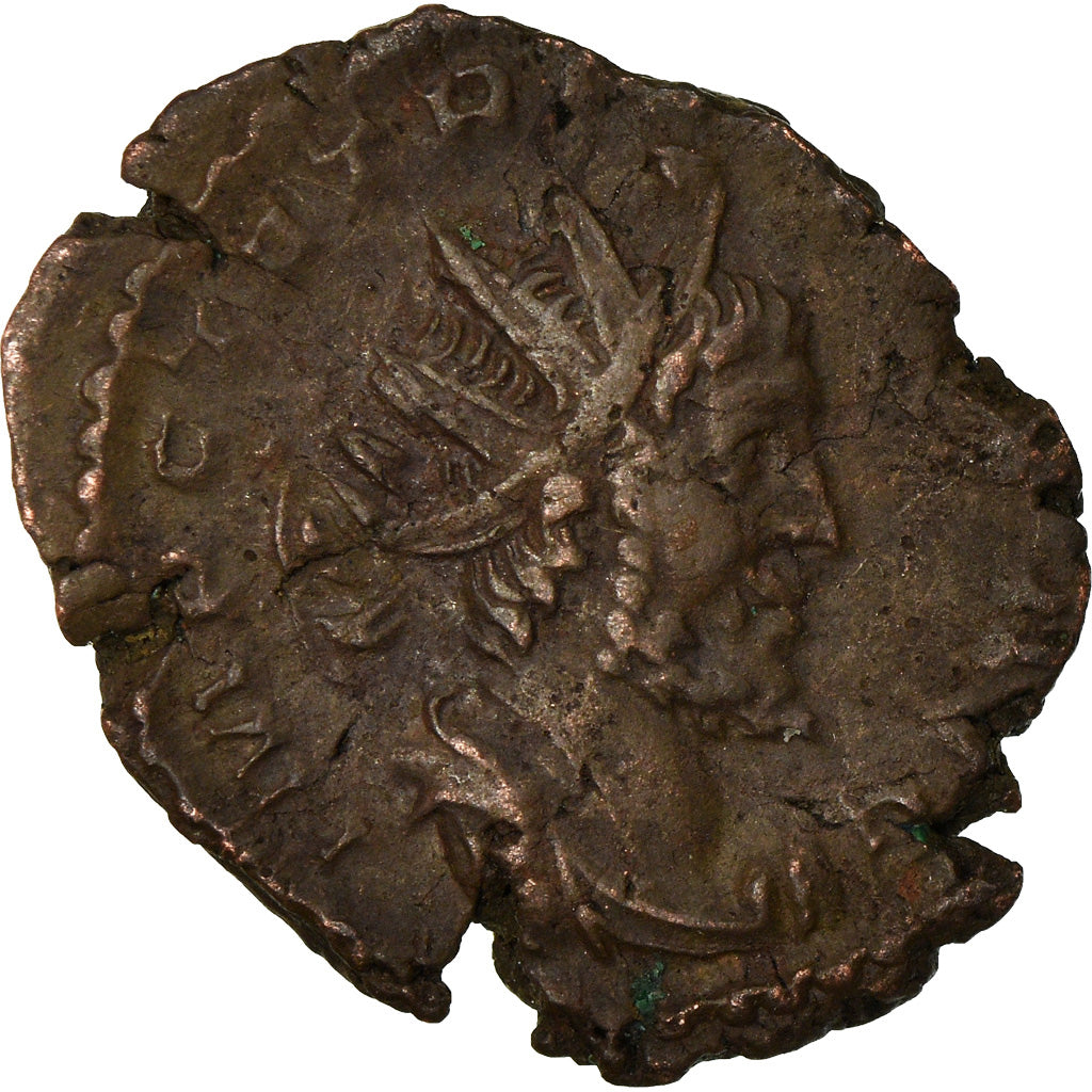 Coin, Tetricus I, Antoninianus, AD 272-274, Trier, VF(30-35), Billon, RIC:136