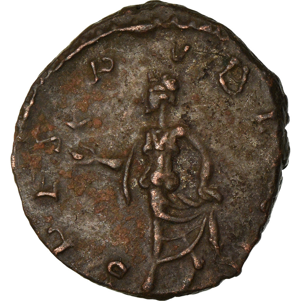 Coin, Tetricus I, Antoninianus, AD 272-274, Trier, EF(40-45), Billon, RIC:136