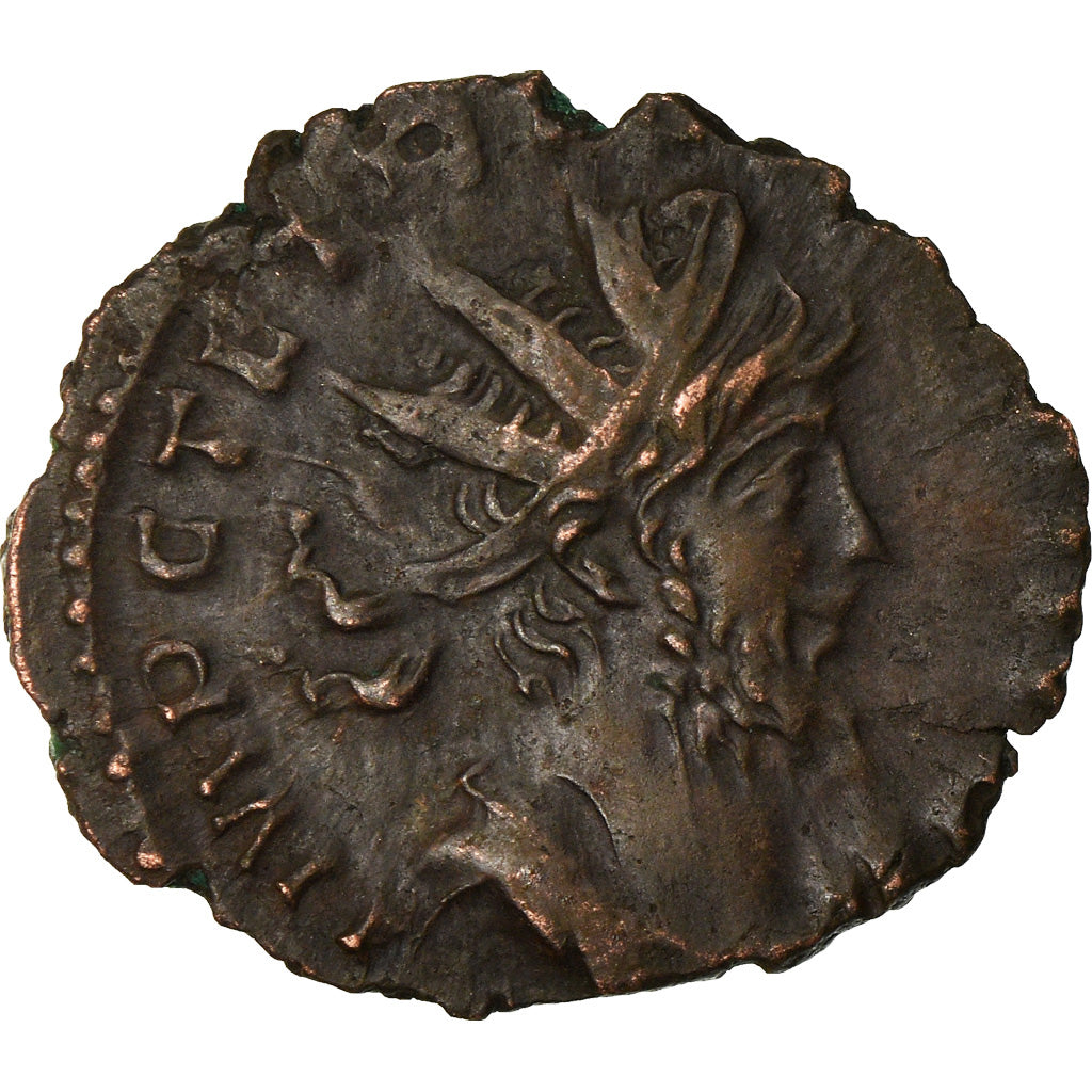 Coin, Tetricus I, Antoninianus, AD 272-274, Trier, VF(30-35), Billon, RIC:100