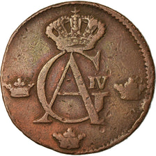 Coin, Sweden, Gustaf IV Adolf, 1/2 Skilling, 1807, VF(20-25), Copper, KM:565