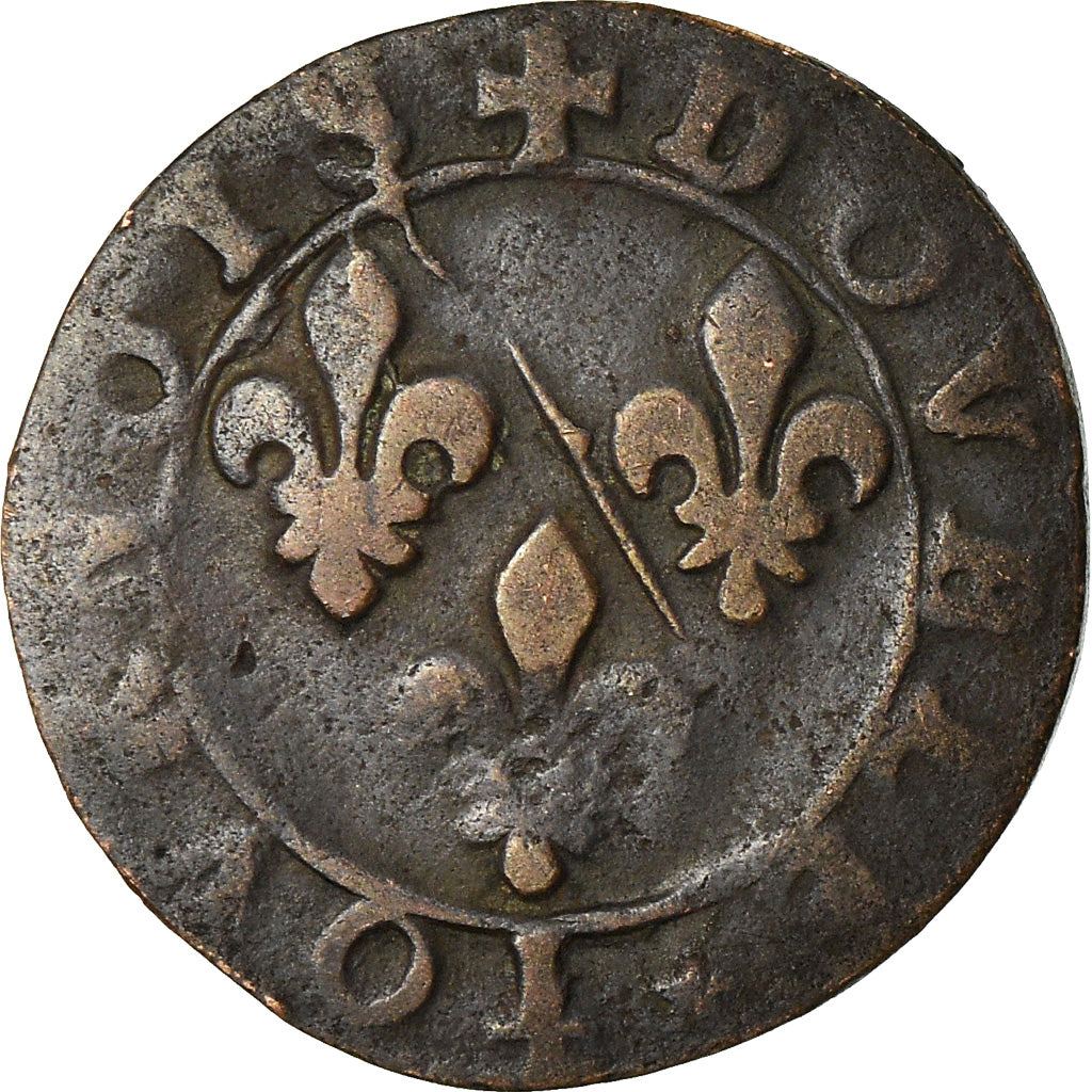 Coin, France, CHÂTEAU-REGNAULT, François de Bourbon, Double Tournois