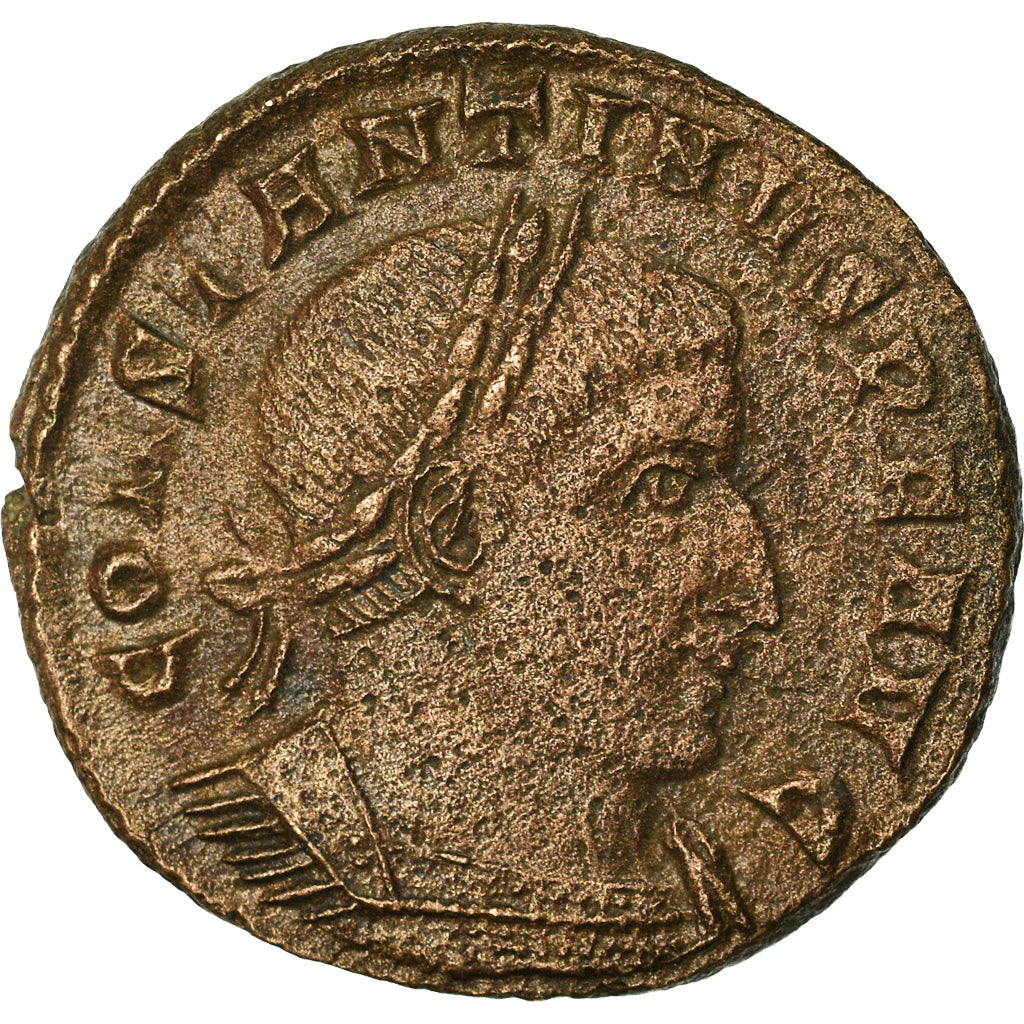 Monnaie, Constantin I, Nummus, 313, Ticinum, TTB, Cuivre