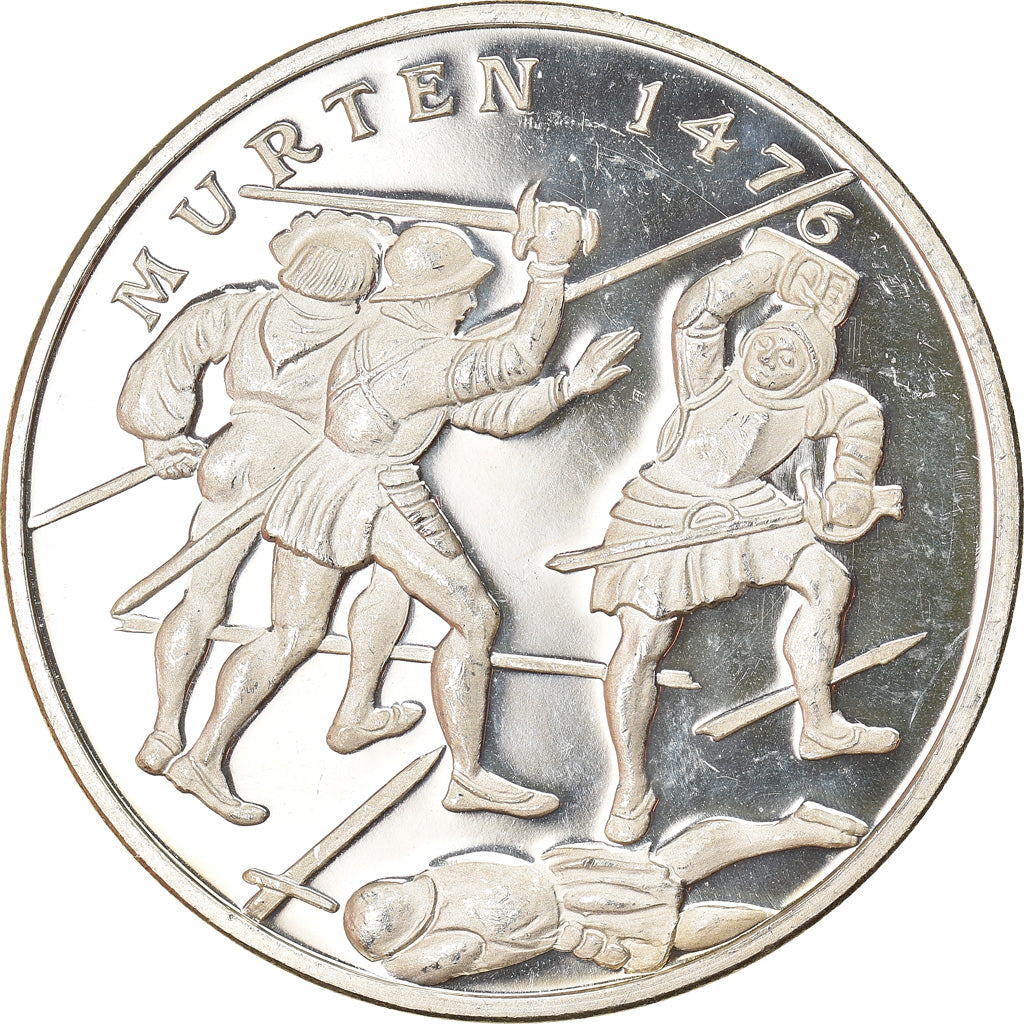 Switzerland, Medal, Bataille de Morat, History, MS(63), Silver