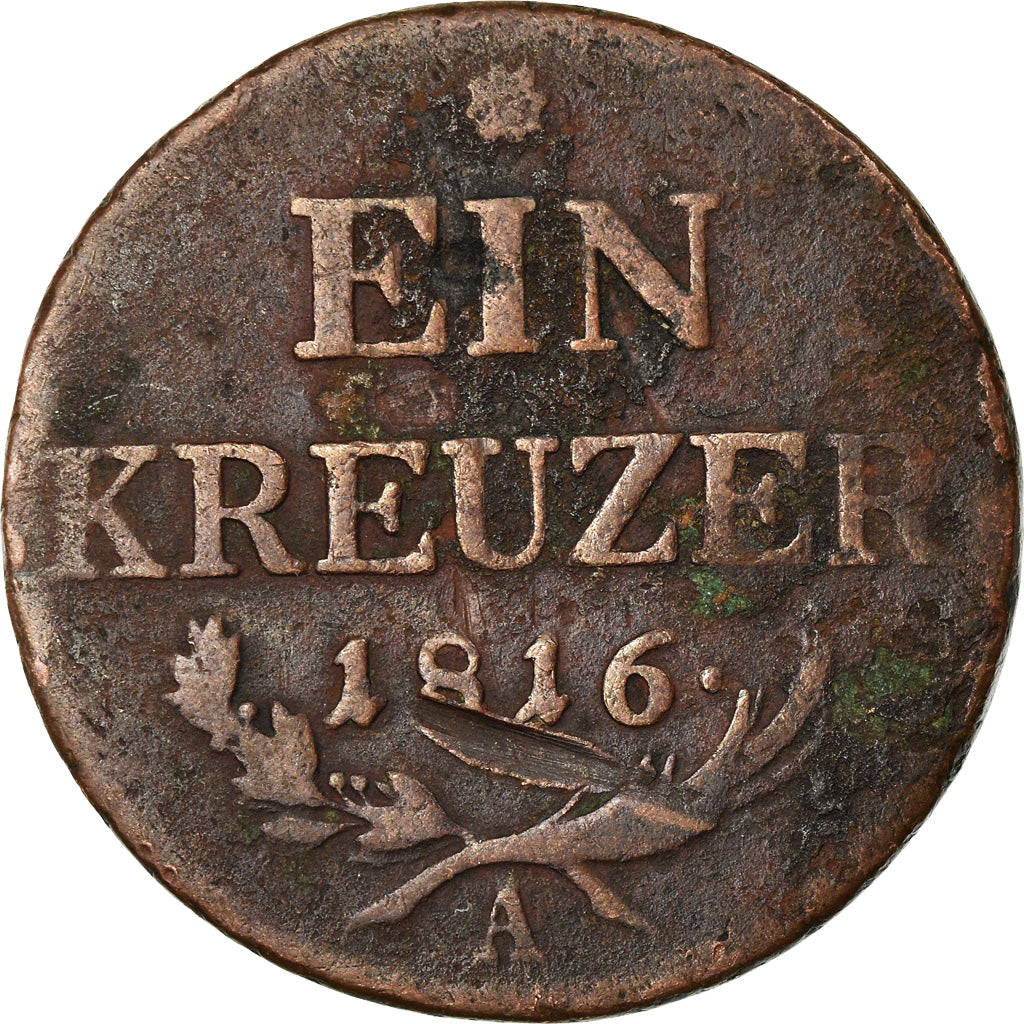 Coin, Austria, Franz II (I), Kreuzer, 1816, Vienna, VF(20-25), Copper, KM:2113
