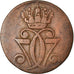 Coin, Denmark, Christian VII, Skilling, 1771, Copenhagen, VF(20-25), Copper