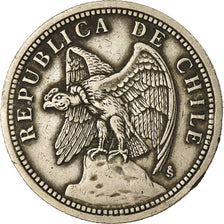Coin, Chile, Peso, 1933, AU(50-53), Copper-nickel, KM:176.1