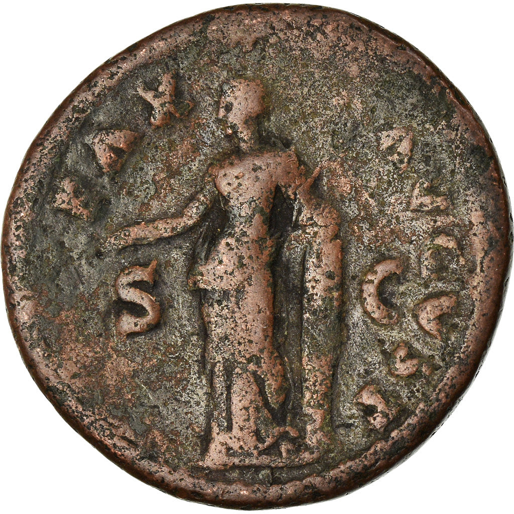Coin, Domitian, As, Roma, VF(20-25), Copper, RIC:155