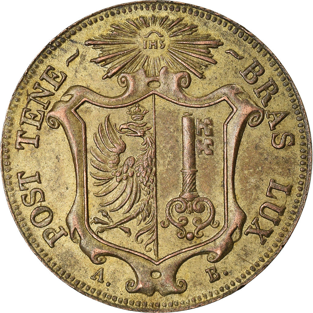 Coin, SWISS CANTONS, GENEVA, 10 Centimes, 1847, Genève, AU(55-58), Billon