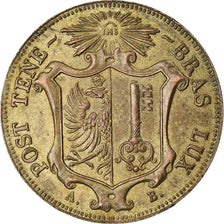 Coin, SWISS CANTONS, GENEVA, 10 Centimes, 1847, Genève, AU(55-58), Billon