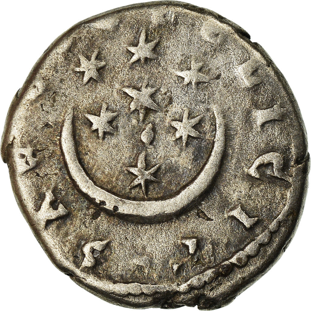 Moneda, Septimius Severus, Denarius, Emesa, BC+, Plata, RIC:418var