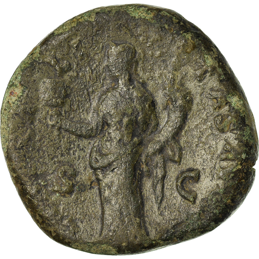 Coin, Antoninus Pius, Sestertius, 147-148, Rome, F(12-15), Bronze, RIC:776