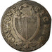 Coin, SWISS CANTONS, TICINO, 3 Soldi, 1838, VF(20-25), Billon, KM:2