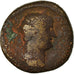 Munten, Hadrius, Sestertius, ZG+, Koper