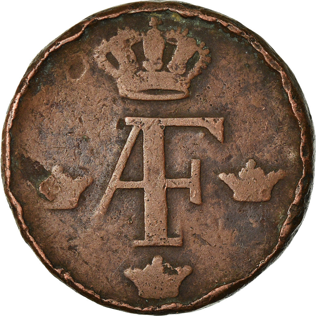 Moneta, Svezia, Adolf Frederick, Ore, S.M., 1761, B+, Rame, KM:460