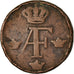 Moneta, Svezia, Adolf Frederick, Ore, S.M., 1761, B+, Rame, KM:460