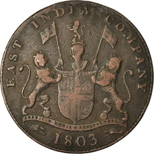 Monnaie, INDIA-BRITISH, MADRAS PRESIDENCY, 20 Cash, 1803, Soho Mint, Birmingham