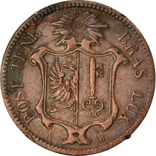 Coin, SWISS CANTONS, GENEVA, Centime, 1847, Genève, VF(20-25), Copper, KM:132