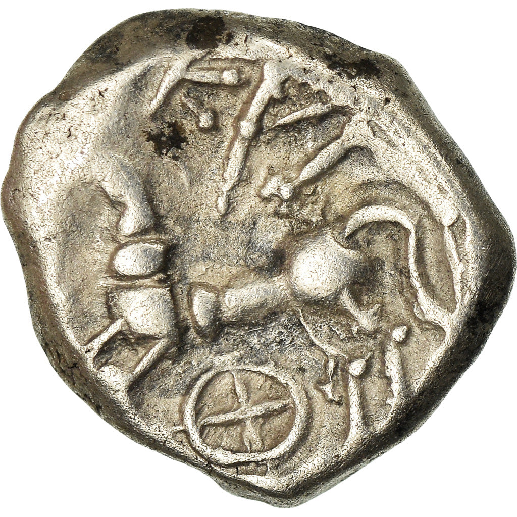 Coin, Kaletedoy, Lingones, Quinarius, VF(20-25), Silver, Delestrée:3195