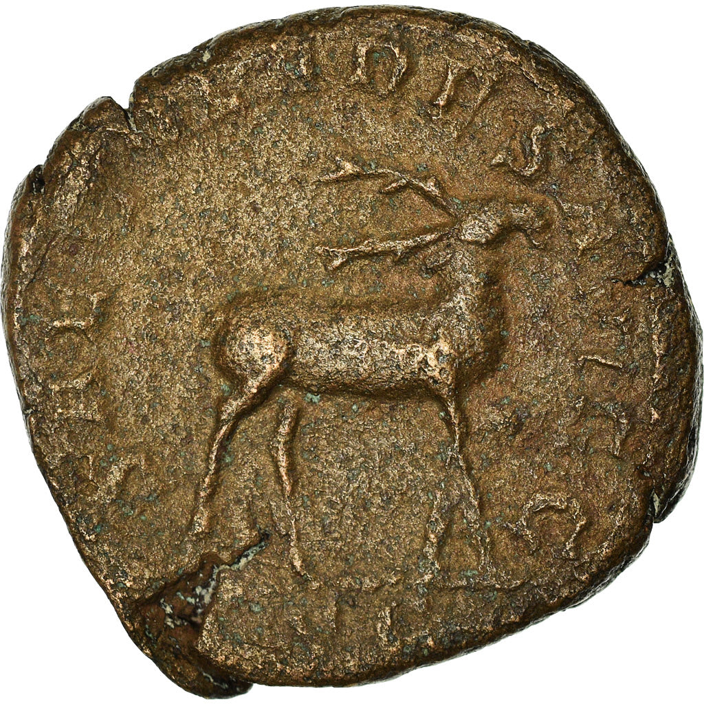 Coin, Philip I, Sestertius, 248, Rome, F(12-15), Copper, RIC:160