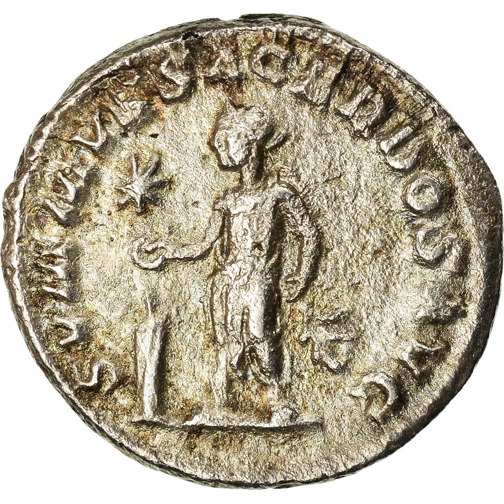 Moneda, Elagabalus, Denarius, 221, Roma, MBC, Plata, RIC:88