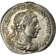 Coin, Elagabalus, Denarius, 219, Rome, AU(50-53), Silver, RIC:139
