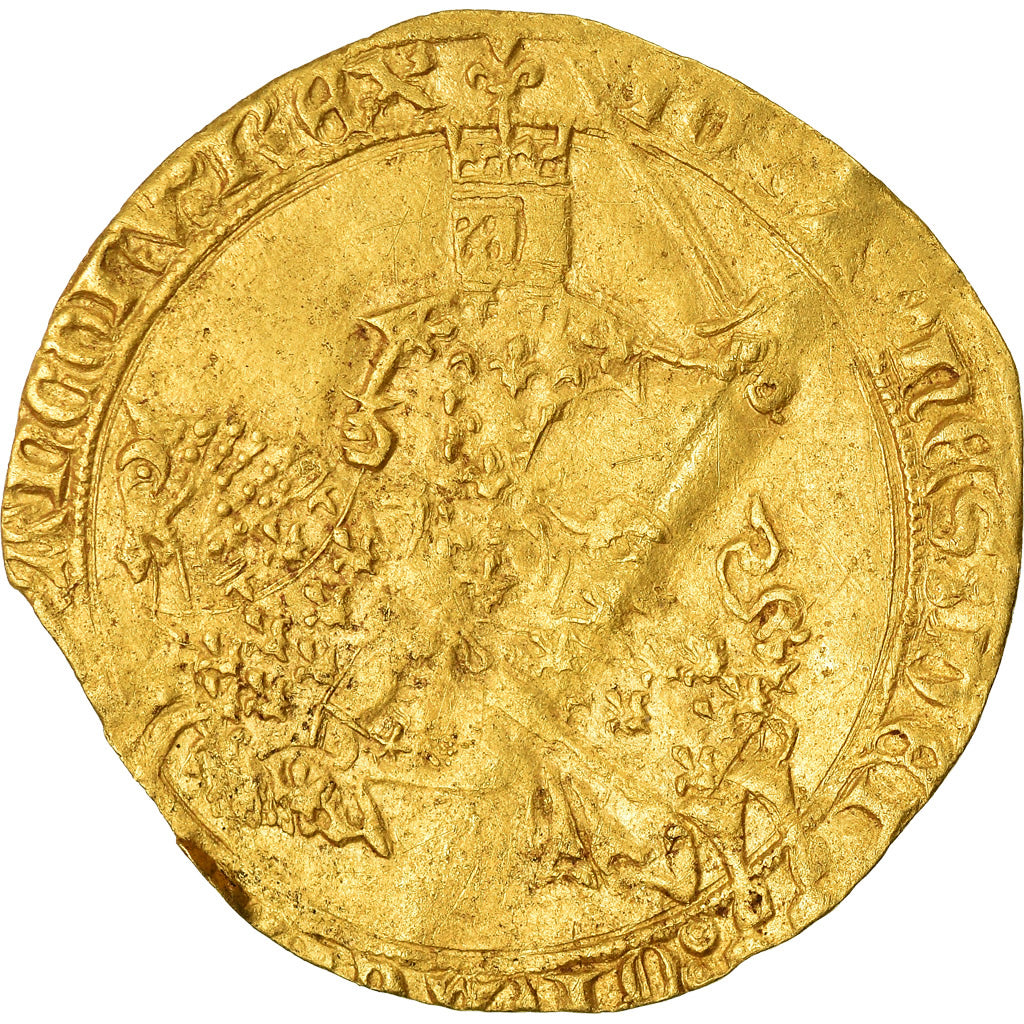 Munten, Frankrijk, Jean II le Bon, Franc à cheval, FR+, Goud, Duplessy:294