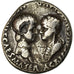 Coin, Nero and Agrippina, Denarius, Lyon - Lugdunum, Fourrée, VF(30-35)