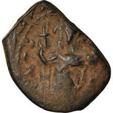 Coin, Constans II, Follis, 641-668 AD, Constantinople, VF(20-25), Copper