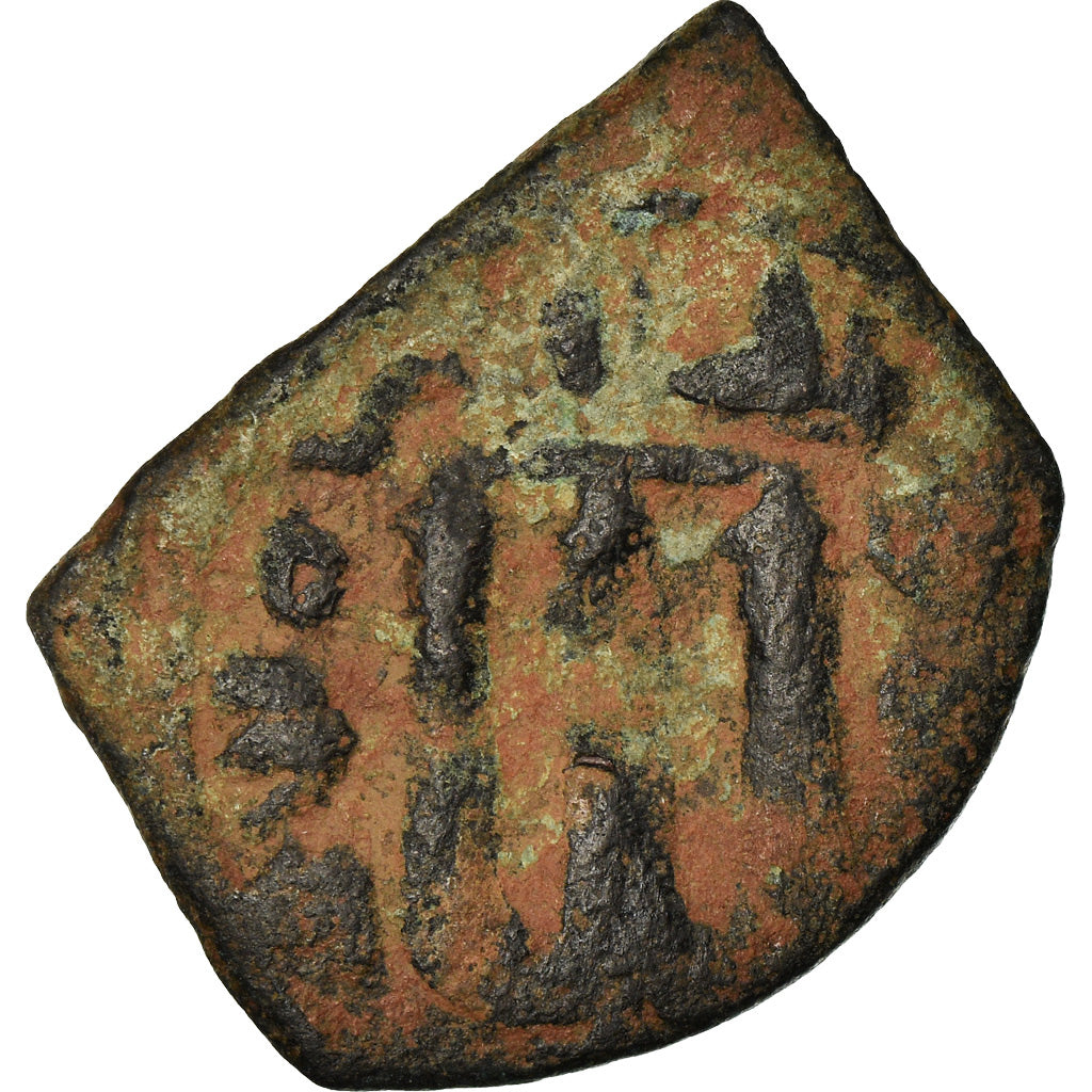 Coin, Constans II, Follis, 641-668 AD, Constantinople, VF(20-25), Copper