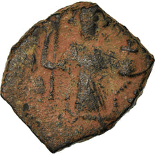 Coin, Constans II, Follis, 641-668 AD, Constantinople, VF(20-25), Copper