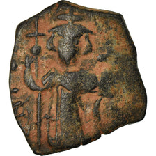 Coin, Constans II, Follis, 641-668 AD, Constantinople, VF(30-35), Copper