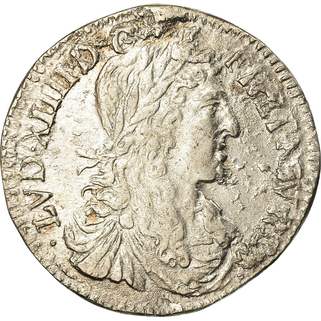 Moneta, Francia, Louis XIV, 1/12 Écu au buste juvénile, 1/12 ECU, 10 Sols