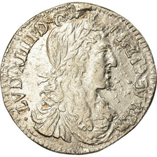 Moneta, Francia, Louis XIV, 1/12 Écu au buste juvénile, 1/12 ECU, 10 Sols